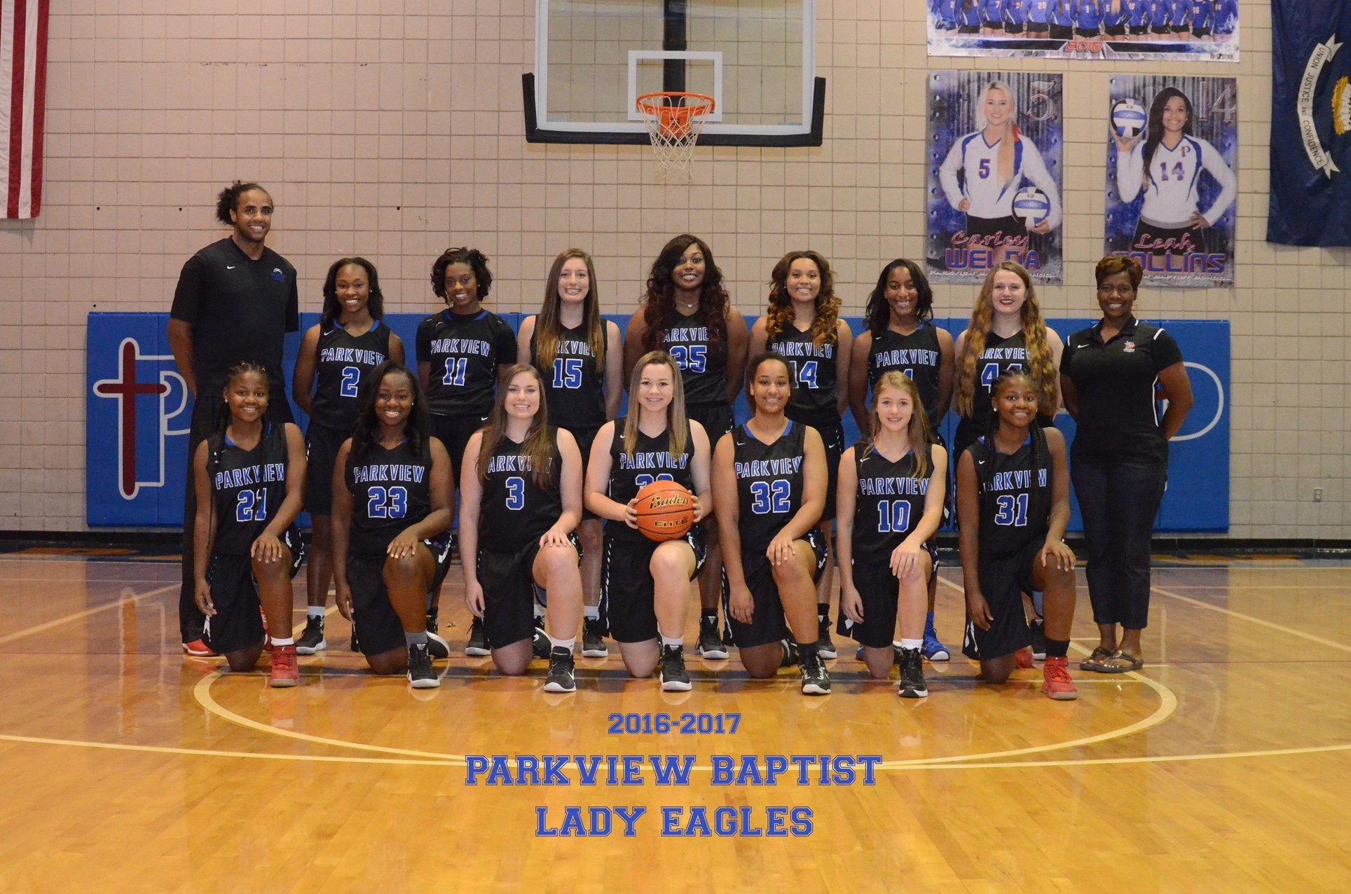 District 6-3A Champions Lady Eagles Baseketball Team - Parkview Baptist ...